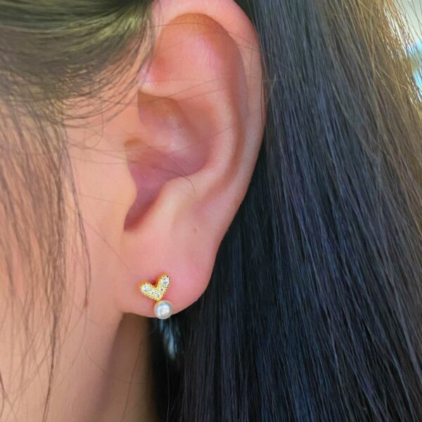 Aretes Perla Cora - Imagen 3